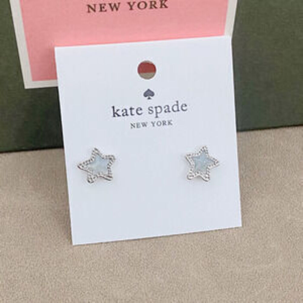 kate spade Star Tassel Drop Earrings CZ